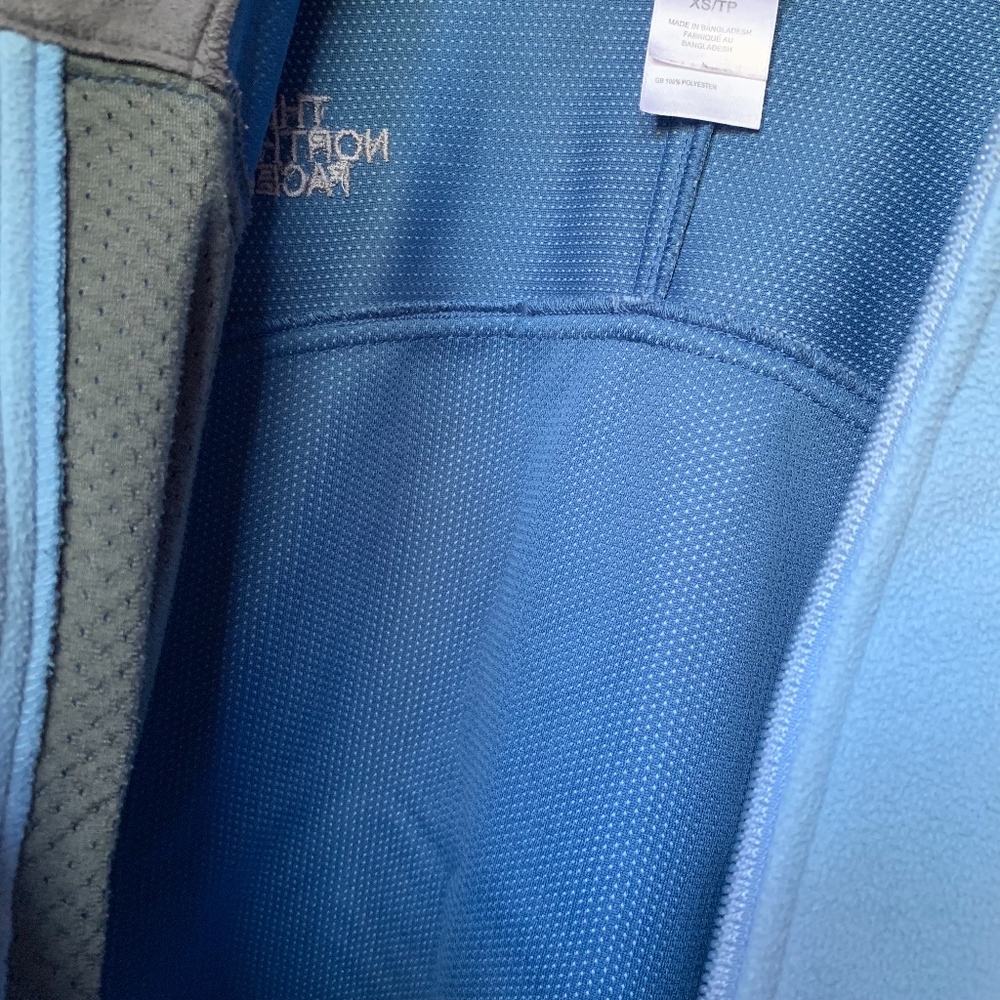 The North Face Blue Windwall Fleece JACKET - XS - Picture 6 of 8
